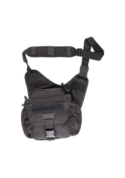 5.11 Push Pack Omuz Çantası Siyah Renk Siyah