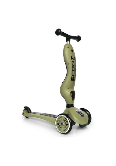 Scoot And Ride Highwaykick 1 Oturaklı Çocuk Scooter Olive 160629-00001