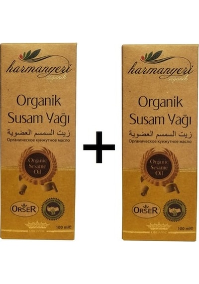 Harmanyeri Organik Susam Yağı 100 ml 2 Adet