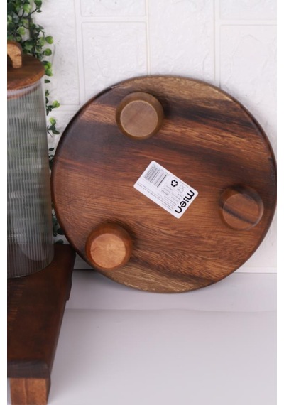 Atby Akasya Top Ayaklı 25cm Sunumluk S/16 Ahşap