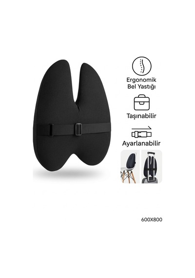 Yeni Nesil Visco Ortopedik Ergonomik Rahat Oturuş Visco Bel,sırt Minderi Veya Yastığı 1