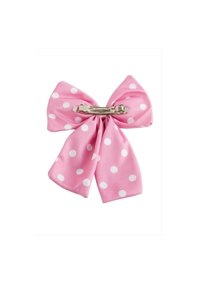 Puantiyeli Fiyong Otomatik Toka 17 Cm Pembe
