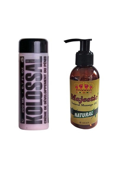 Erkek Genital Kremi 200 Ml. + Masaj Yağı