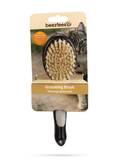 Hnrlıshp Beeztees Kısa Ve Uzun Tüylü Kedi Fırçası, Siyah Gri, 21cm