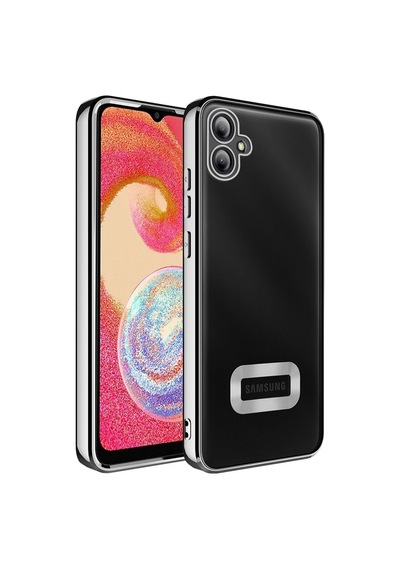 Samsung Galaxy Uyumlu A04 Kılıf Hole Lazer Silikon Kapak