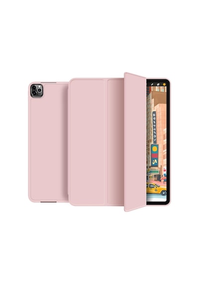 Schulzz Apple Uyumlu iPad Pro 11 İnç 1-2-3-4 Nesil 360 Derece Döner Uyku Modlu Kalem Bölmeli Manyetik Smart Kılıf