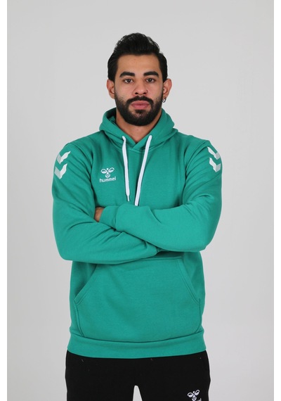 Hummel Armin Pamuklu Hoodie Yeşil