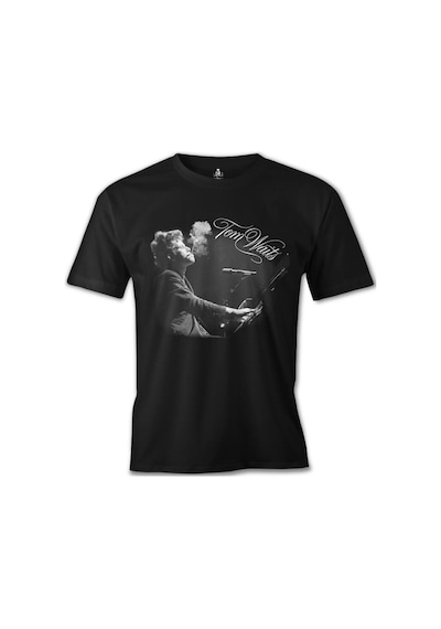 Tom Waits - Phone Call Siyah Erkek Tshirt