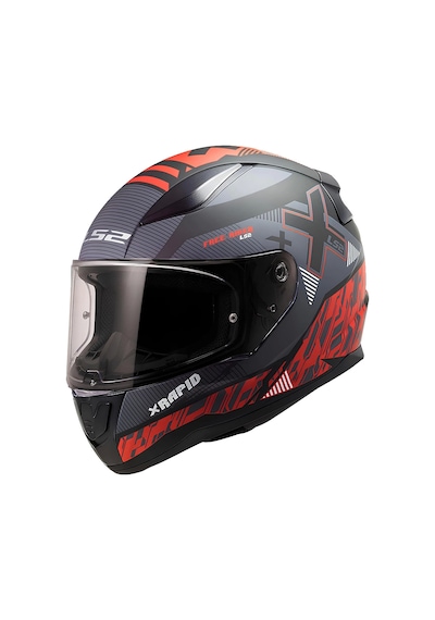 Ls2 Rapid 2 Xtreet Kask Kırmızı Mat Siyah