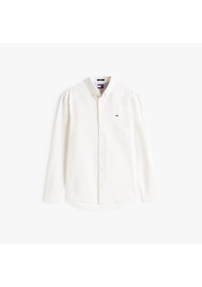 Tommy Hilfiger Tjm Reg Oxford Shırt Ext Erkek Beyaz Gömlek - Dm0dm21298