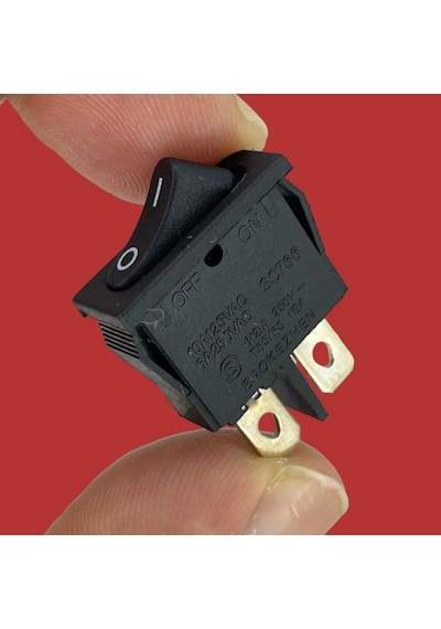 Ic-117a Mini Dar Işıksız Anahtar On-off 2p
