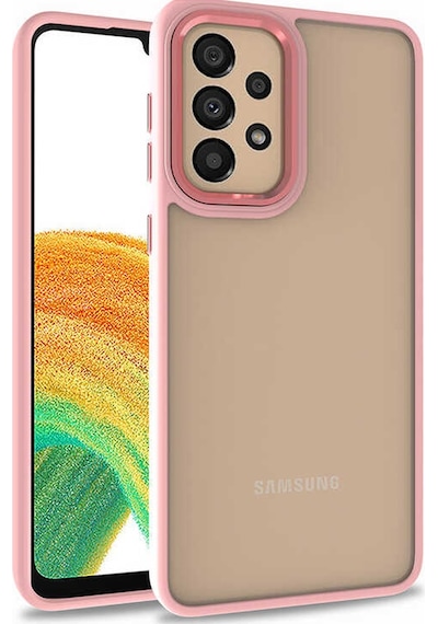 Zore Galaxy Uyumlu A32 4g Kılıf Msra Flora Kapak - Rose Gold Rose Gold