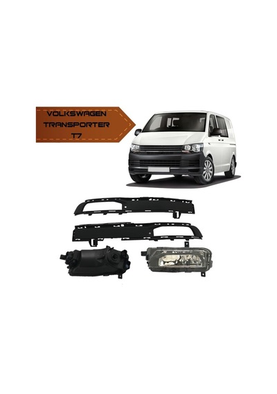 Volkswagen Transporter T7 Sis Farı Lambası Set Tip Ampull