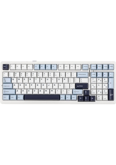 Aula F99 3 Modlu Rgb Hot Swap Mekanik Reaper Switch Kablosuz Makrolu Klavye Lacivert