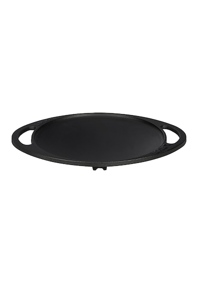 Lava Döküm Saç Kavurma Tavası, Metal Kulplu. Çap(Ø)20cm.
