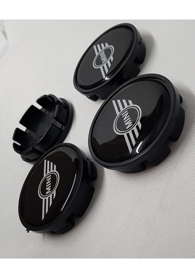 Jant Göbeği Mini Cooper 65-60 60Mm Yuva Plasto 4Lü Set Siyah