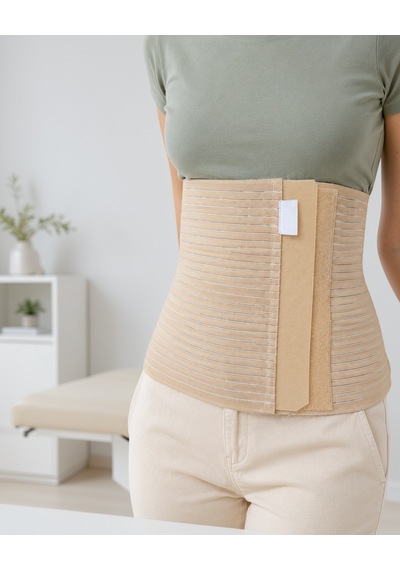 Teknodayım Abdominal Doğum Sonrası Korse 26 CM Geniş 4 Kademeli Ayarlı Diğer