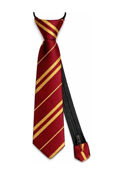Harry Potter Gryffindor Fermuarlı Ayarlanabilir Kravat - Ybve-764220