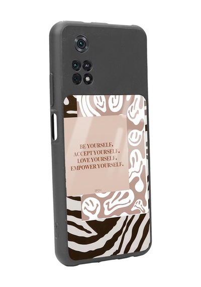 Poco M4 Pro Emoji Zebra Tasarımlı Glossy Telefon Kılıfı Çok Renkli