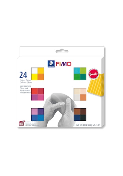 Fimo Polimer Kil Seti 25Gr - 24 Renk