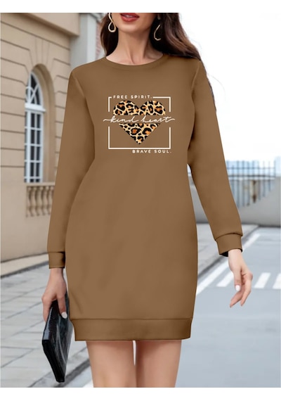 Kadın Uzun Kollu Bisiklet Yaka Desenli Viskon Iki Iplik Bluz Bej
