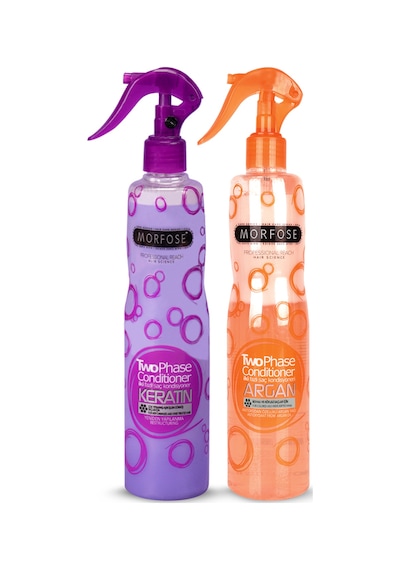 Morfose Argan Özlü Çift Fazlı Fön Suyu 400 ML + Keratin Özlü Fön Suyu 400 ML