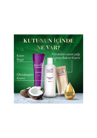3 Adet Koleston Naturals Saç Boyası Maxi Siyah 2/0