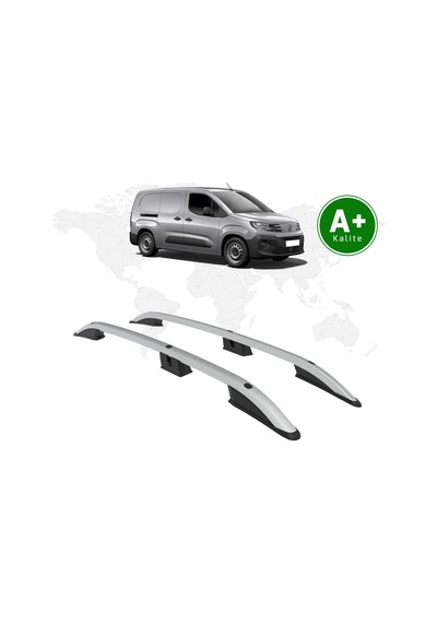 Peugeot Partner Tavan Çıtası Uzun Şasi 2024 Model Ve Sonrası Gri