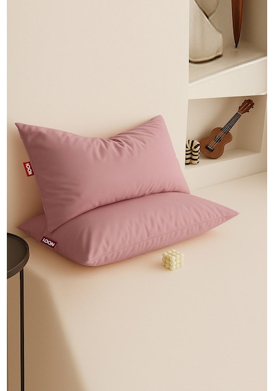 İqon Mix & Match Plain Ranforce 2 Li Yastık Kılıfı Seti Gülkurusu Gül Kurusu
