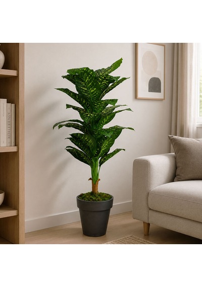 Yapay Ağaç Difenbahya Yeşil 160 Cm