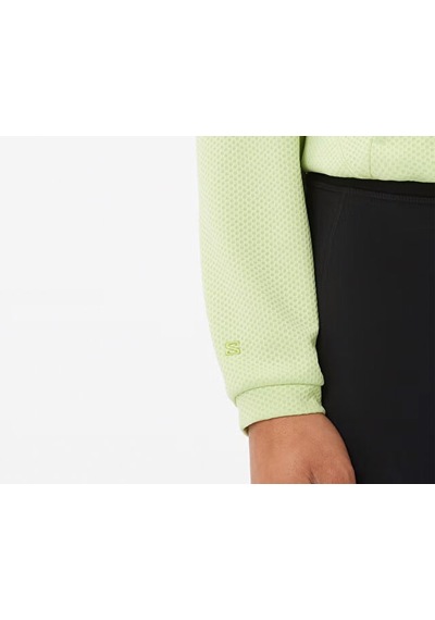 Salomon Motomesh Crewneck W Kadın Günlük Sweatshirt Lc2846700 Yeşil