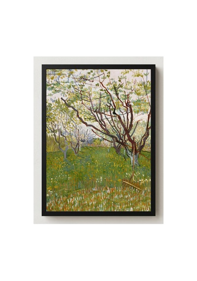 Van Gogh Van Gogh Arles'da Çiçek Açan Bahçe Çerçevesiz Poster 21x30 Cm A4 Tablo Van Gogh