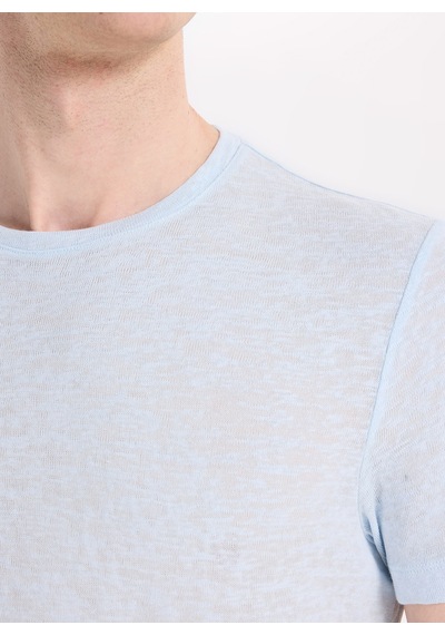 Fabrika Açık Mavi Erkek Pamuklu T-shirt F6sm-tst 2900