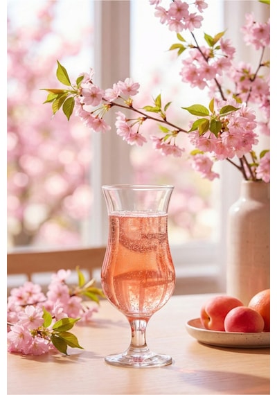 Lav Fiesta Cam Kokteyl Bardağı 6'lı 460 ml (Meşrubat/Smoothie /Milkshake/Soğuk Kahve Bardağı )