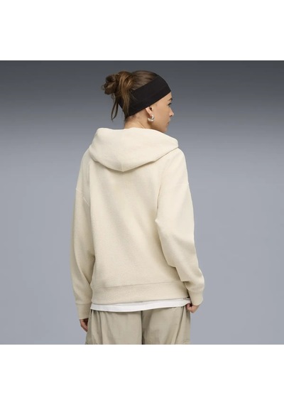 Puma Ess Elevated Hoodie Krem Kadın Kapüşonlu Sweatshirt