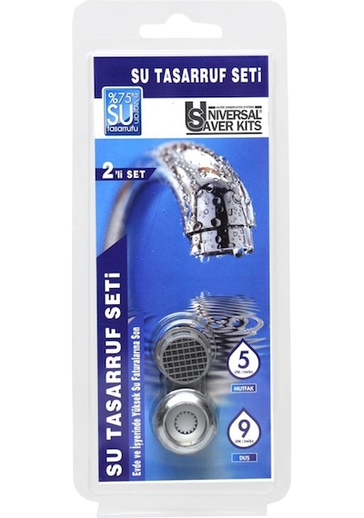 Flowsmart 2 Li Su Tasarruf Seti %75 E Varan Tasarruf Evye Batarya Ve Duş Sistemleriyle Tam Uyumlu