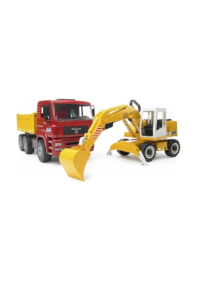 BR02751 Man Damperli Kamyon ve Liebherr Ekskavatör +4 yaş