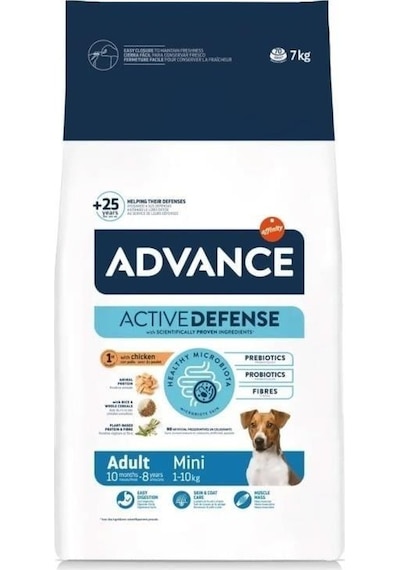 Advance Dog Mini Tavuklu Yetişkin Köpek Maması 7 KG