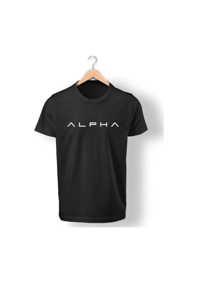 Blackjack Giyim Blackjackgiyim Erkek Alpha Tshirt Siyah