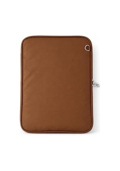 13" - 14'' - 15'' İnç Uyumlu Kahverengi Notebook Laptop Çantası Omuz Askılı Su Geçirmez Kumaş