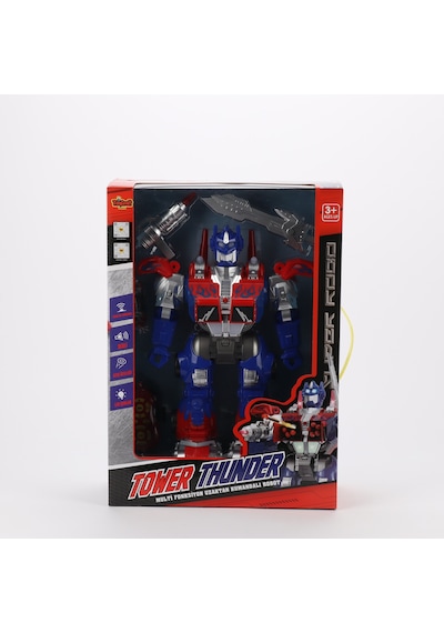 Tower Thunder Uzaktan Kumandalı 40 Cm Robot Ok Atabilen Işıklı Ve Sesli Robot