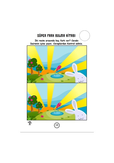 Herkes İçin Süper Fark Bulma Kitabı