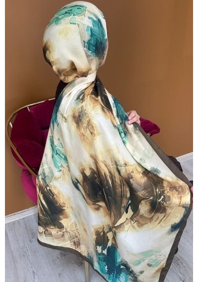 Mimiyum Perla Şal- Esinti Desen - Model 1 Çok Renkli
