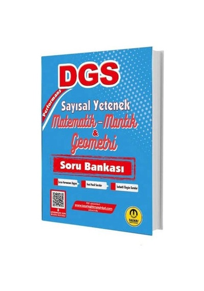Tasarı Yayınları Dgs Sayısal Yetenek Matematik Mantık Geometri Soru Bankası