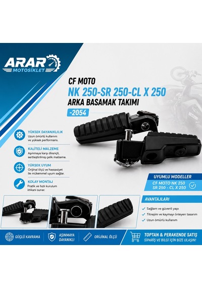 Cf Moto Nk 250-sr 250-cl X 250 Arka Basamak Takımı -2054
