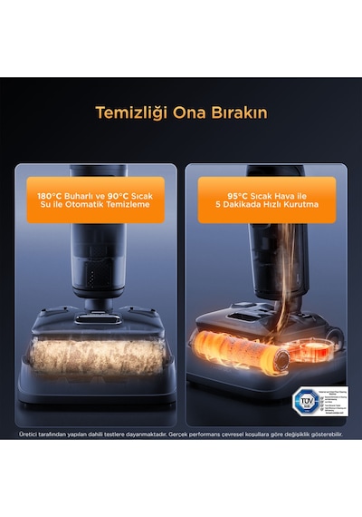 Roborock F25 Ultra Islak Kuru Akıllı Dikey Şarjlı Süpürge