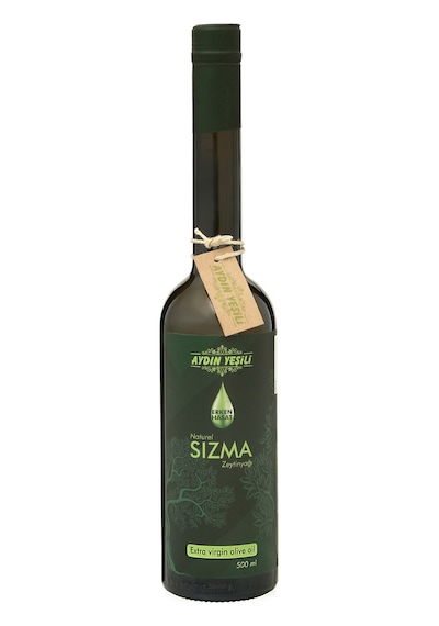 Aydın Yeşili Erken Hasat  Naturel Sızma Zeytinyağı Sunum Şişe Yeni Sezon 500 ML