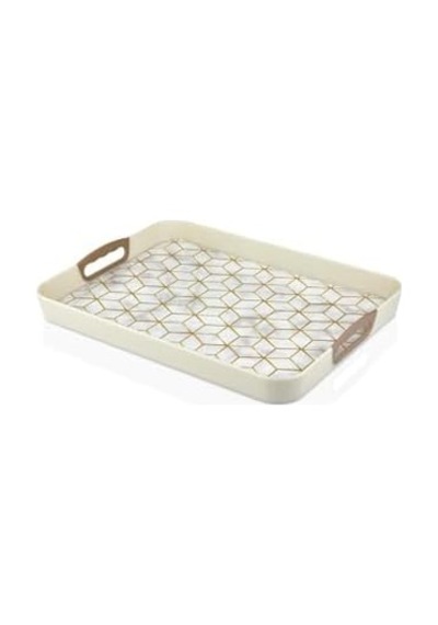 Dikdörtgen Baskılı Tepsi Kumsal 34 X 46 Cm, Kumsal