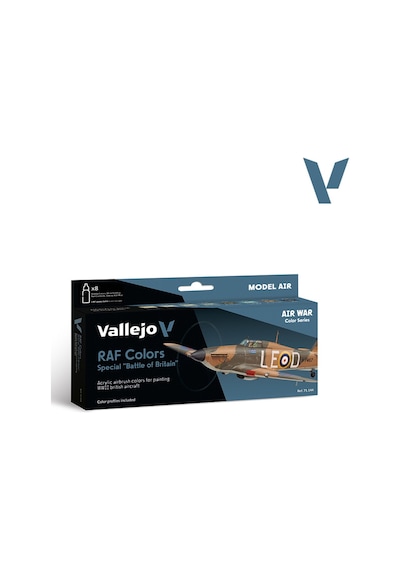 Vallejo 71144 8x18 Ml. Raf Colors Special Battle Of Britain Model Air Serisi Model Boyası Seti Renkli
