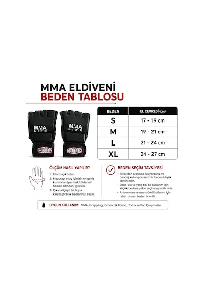 Cyclonespor Cyclone Mma Eldiveni Ufc Freefight Eldiveni Çok Renkli